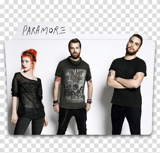 Paramore Folders, Paramore-printed illustration transparent background PNG clipart