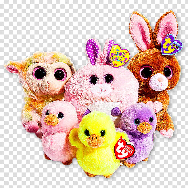 Easter Bunny, Ty Inc, Beanie Babies, Ty Beanie Boos, Beanie Babies 20, Ty Beanie Boo Plush Halloween Midnight Owl 15cm, Stuffed Toy, Material transparent background PNG clipart