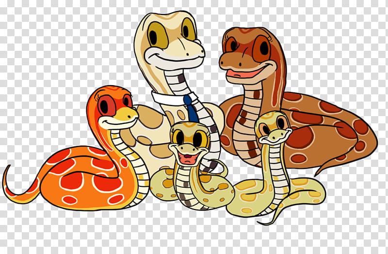 Drawing Of Family, Snakes, Reptile, Pythons, Corn Snake, Green Anaconda, Python Family, Cartoon transparent background PNG clipart
