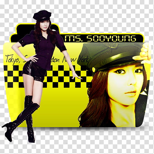 SNSD Mr Taxi Folder Icon , Sooyoung transparent background PNG clipart