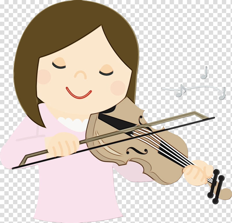 string instrument musical instrument cartoon violin string instrument, Watercolor, Paint, Wet Ink, Violist, Violin Family, Violinist transparent background PNG clipart