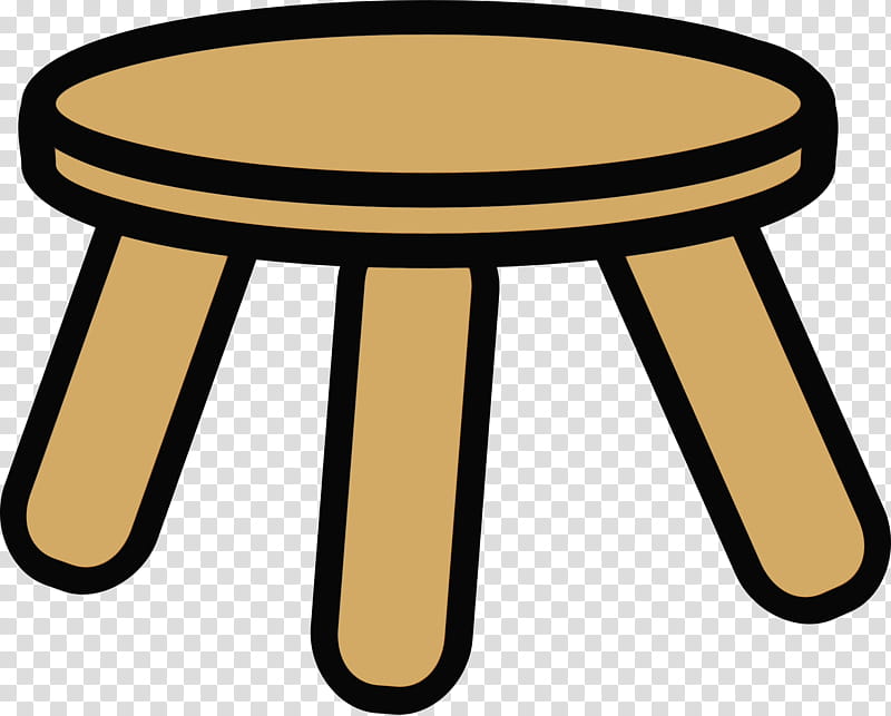 stool table yellow furniture, Watercolor, Paint, Wet Ink, Bar Stool transparent background PNG clipart