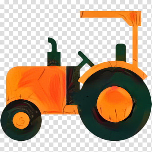 Orange, Tractor, Agriculture, Transportation, John Deere, Box Blade, Farm, Vehicle transparent background PNG clipart
