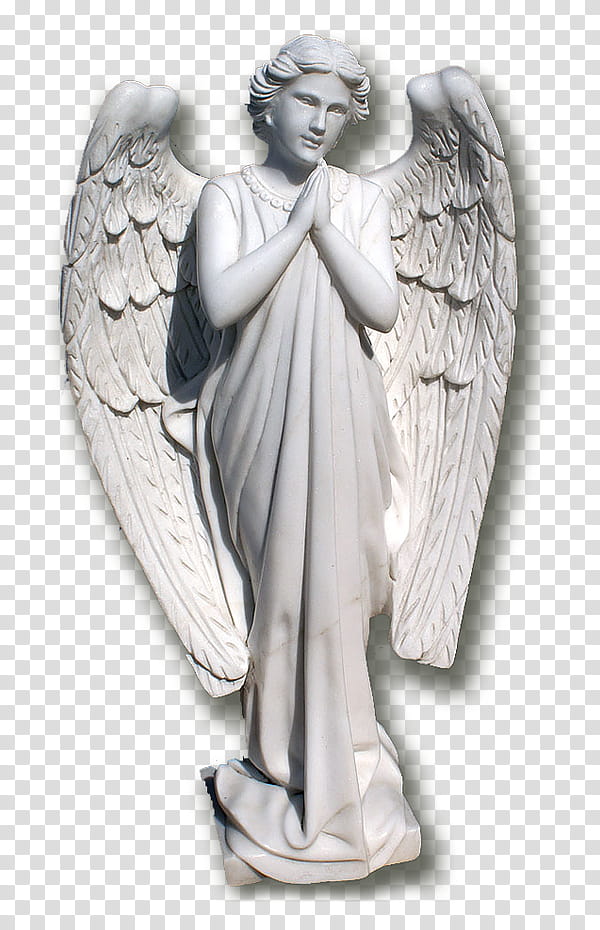 Angel, Guardian Angel, Cherub, Gabriel, Archangel, Sculpture, Funeral Home, Michael transparent background PNG clipart