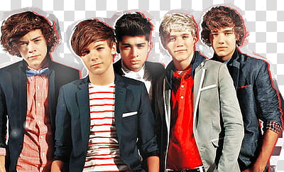 Famosos varios, One Direction transparent background PNG clipart