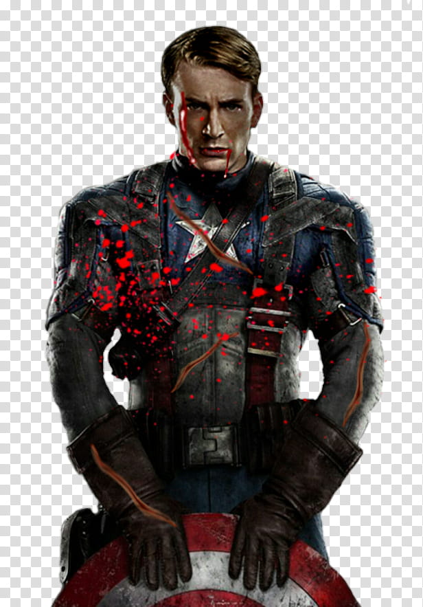 Captain America Damaged Render transparent background PNG clipart