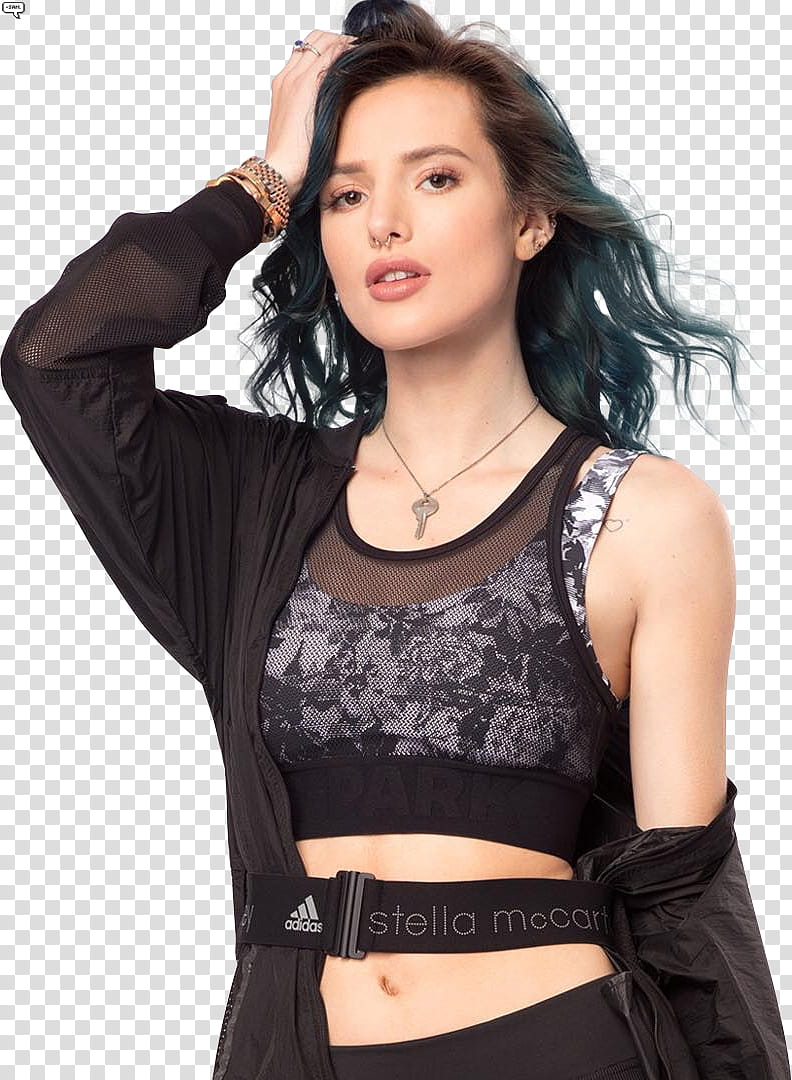 Bella Thorne, Bella Thorne wearing jacket transparent background PNG clipart