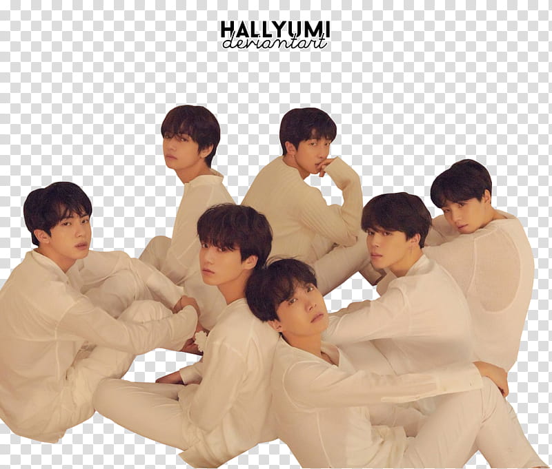 BTS Love Yourself Tear U version, group of men transparent background PNG clipart