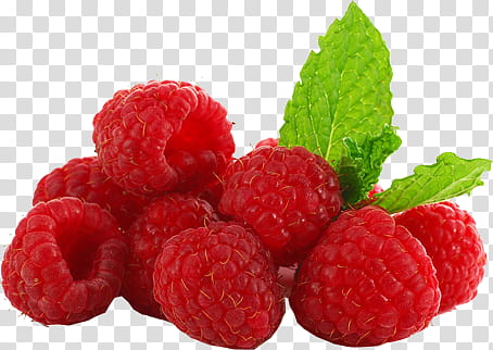 Fruit P, red raspberries transparent background PNG clipart