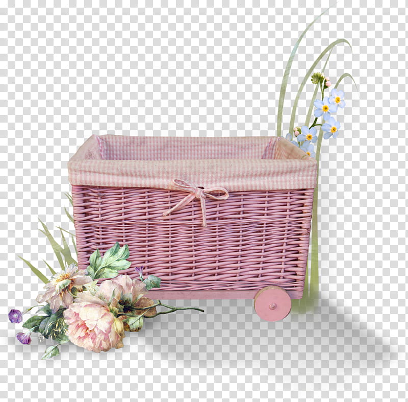 Pink Flower, Basket, Drawing, Wicker, Cots, Video, Animation, Basketball transparent background PNG clipart