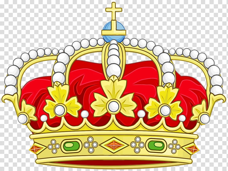 Cartoon Crown, Spain, Spanish Royal Crown, Monarchy Of Spain, Coroa Real, Royal Family, Spanish Nobility, Coat Of Arms transparent background PNG clipart