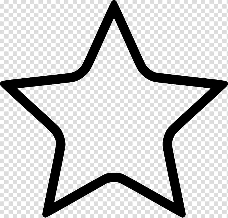 Star Symbol, Star Polygon, Fivepointed Star, Black, Black And White
, Triangle, Line, Area transparent background PNG clipart