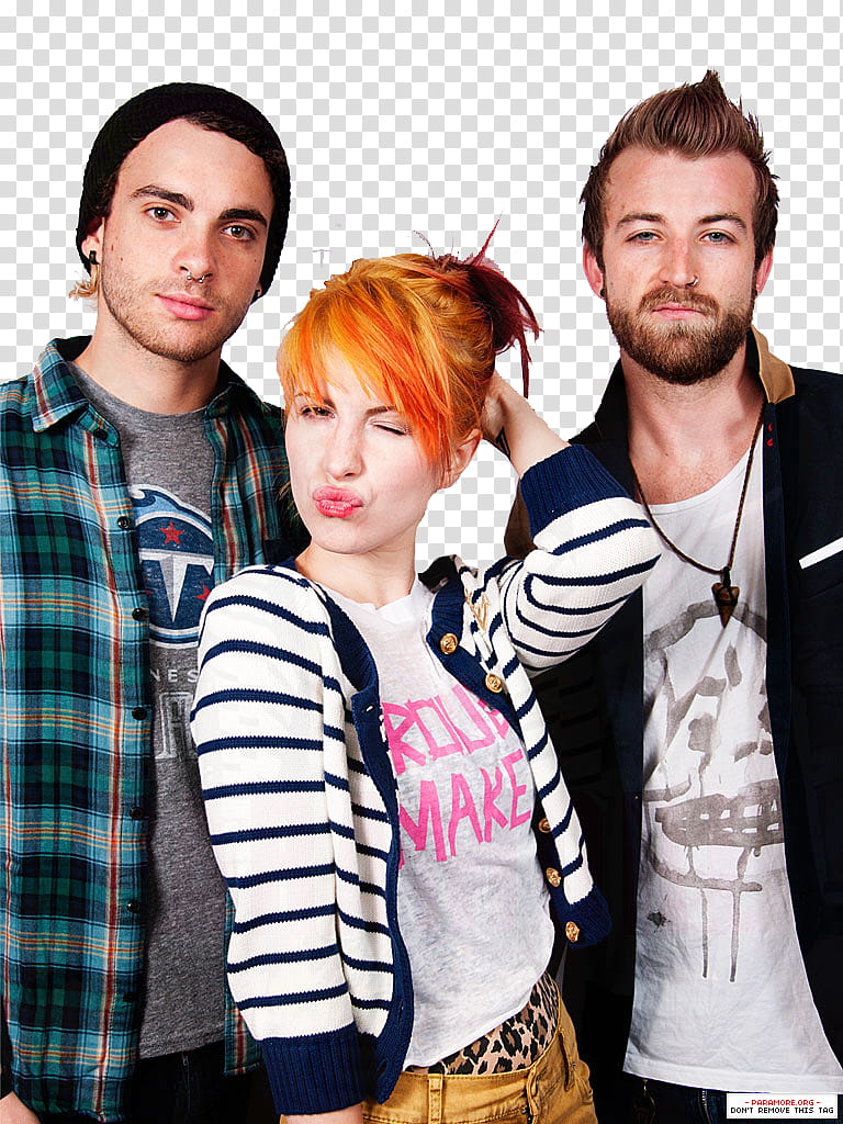 Paramore transparent background PNG clipart