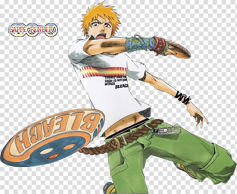 Render Ichigo Bleach transparent background PNG clipart