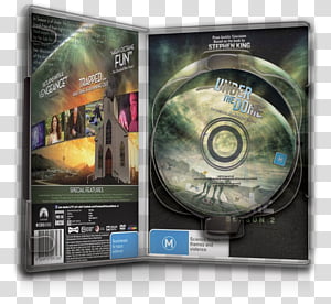 DvD Case Icon Special 38, Under the Dome Saison 2 DvD Case Open transparent background PNG clipart thumbnail