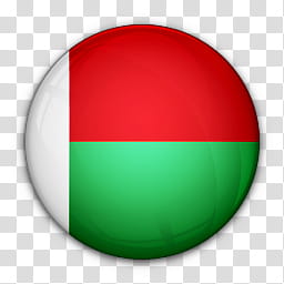 World Flag Icons, flag of Madagascar transparent background PNG clipart
