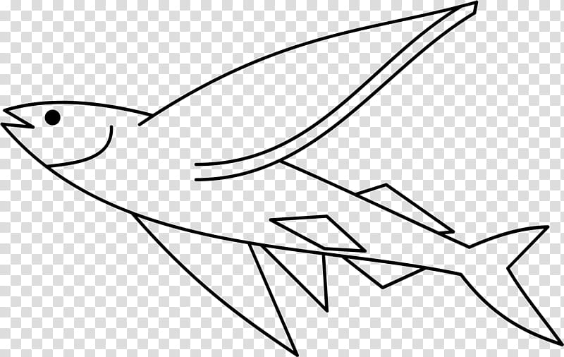 fish white line art coloring book fin, Wing, Tail, Mouth transparent background PNG clipart