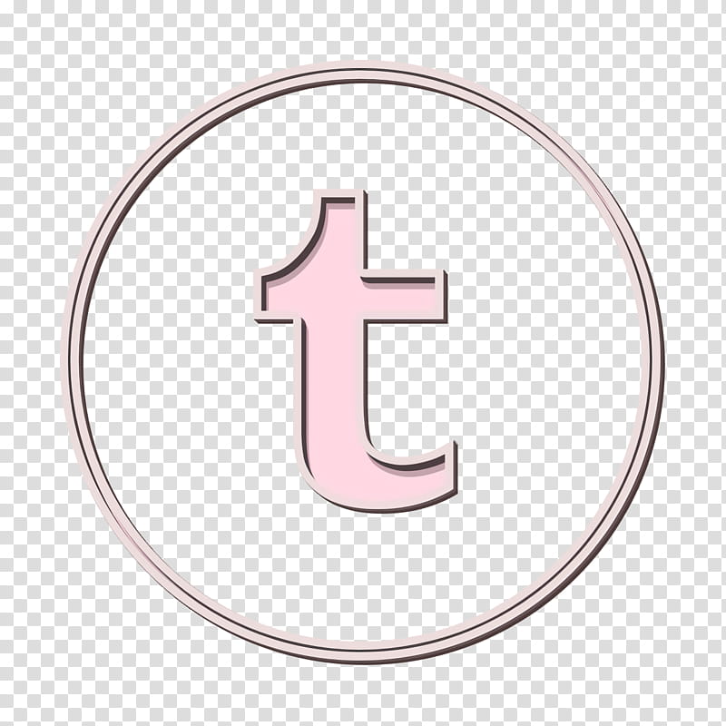 Social Media Icon, Online Icon, Social Icon, Tumblr Icon, Symbol, Meter, Pink, Circle transparent background PNG clipart