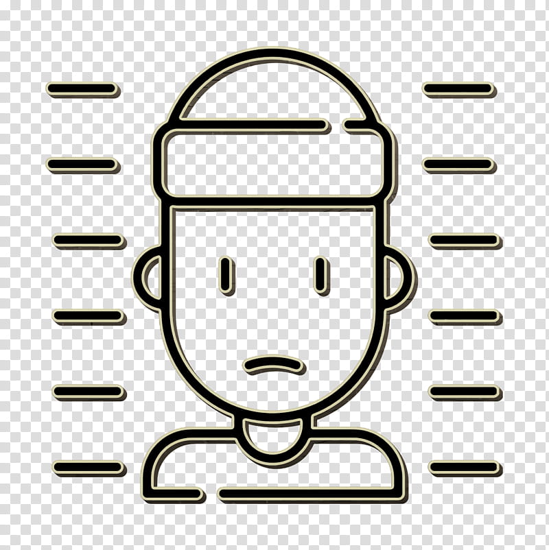 Prisoner icon Law and Justice icon Law icon, Head, Line Art, Text, Smile transparent background PNG clipart