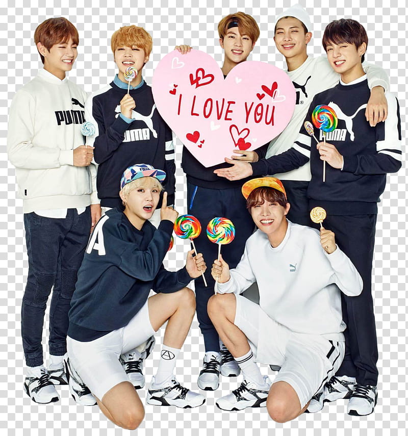  / BTS PUMA x Valentine&#;s Day Pack, BTS by ChanHyukRu icon transparent background PNG clipart