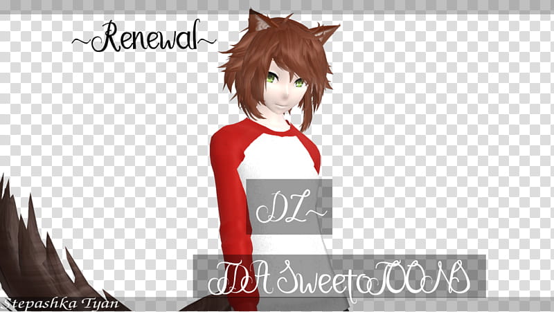||:.MMD.:|| SweetoTOONS ||:.test model+DL.:||, anime character transparent background PNG clipart