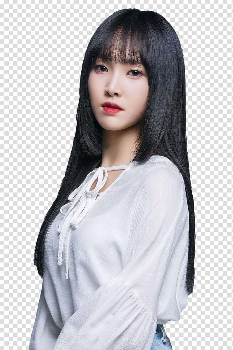 GFriend, woman in white top transparent background PNG clipart