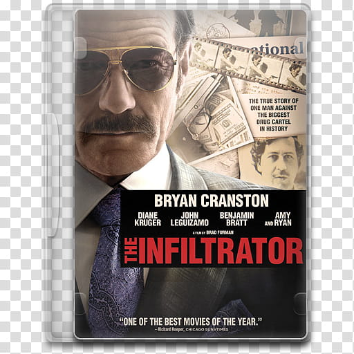 Movie Icon Mega , The Infiltrator, The Infiltrator DVD case transparent background PNG clipart