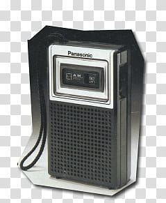 mix  electronic, black Panasonic audio recorder transparent background PNG clipart