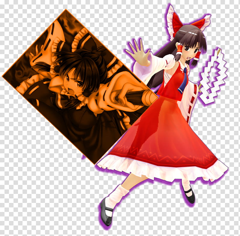 Arcane! Shrine Maiden of Barriers [HM/ULIL Reimu] transparent background PNG clipart
