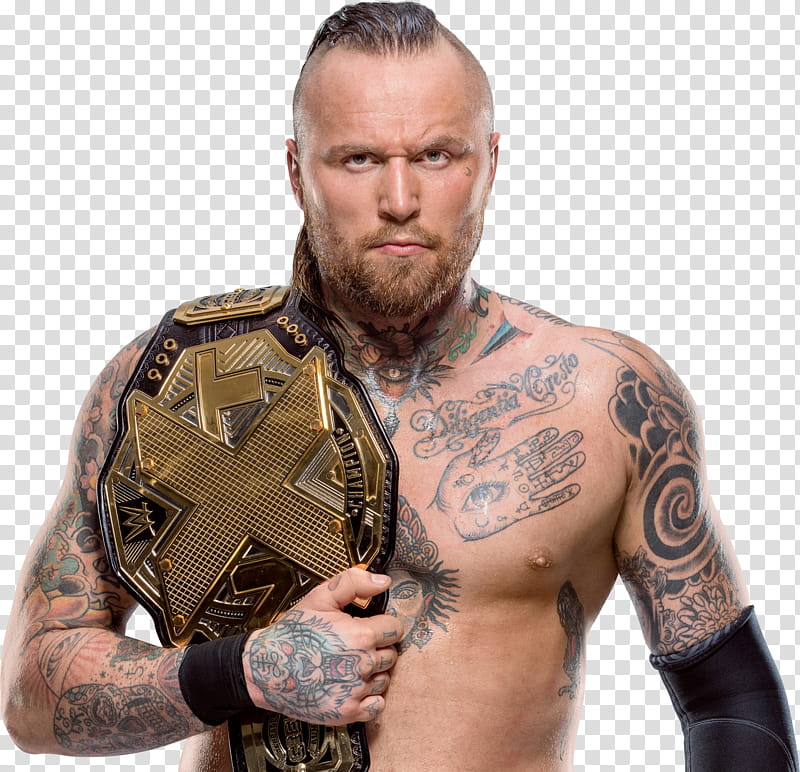 Aleister Black NEW NXT Champion  transparent background PNG clipart