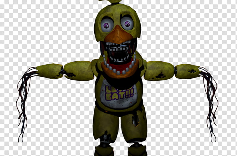HQ Withered Chica transparent background PNG clipart