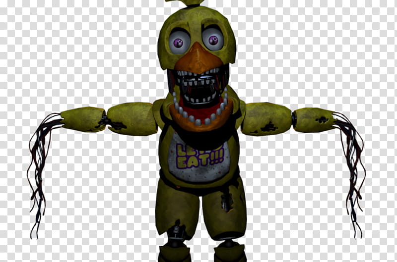 FNAFNG Withered Chica transparent background PNG clipart