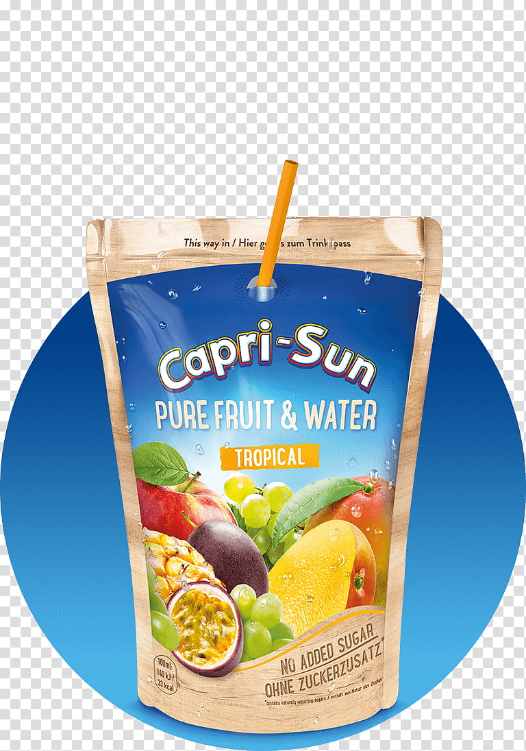 Sun, Juice, Capri Sun, Drink, Fruit, Water, Capri Sun Fruity Water Mango Passionfruit, Food transparent background PNG clipart