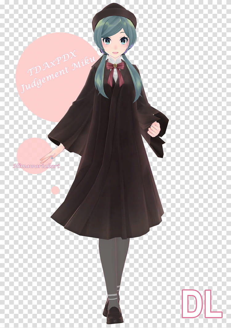 TDA Judgement Miku [Model DL], gray-haired female anime character transparent background PNG clipart