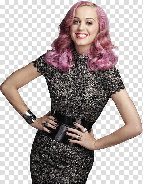 KATY PERRY P, smiling Katy Perry with akimbo gesture transparent background PNG clipart