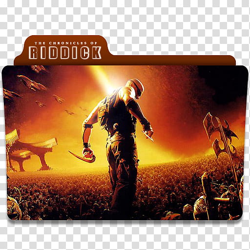 C Movie Folder Icon Pack, riddick transparent background PNG clipart