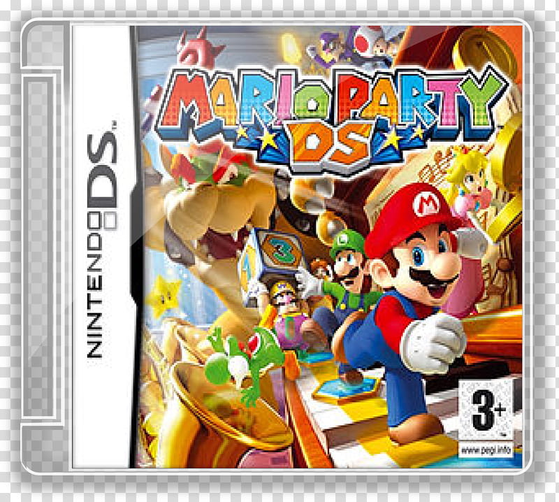 Super Mario Jewel Case, Mario Party DS transparent background PNG clipart