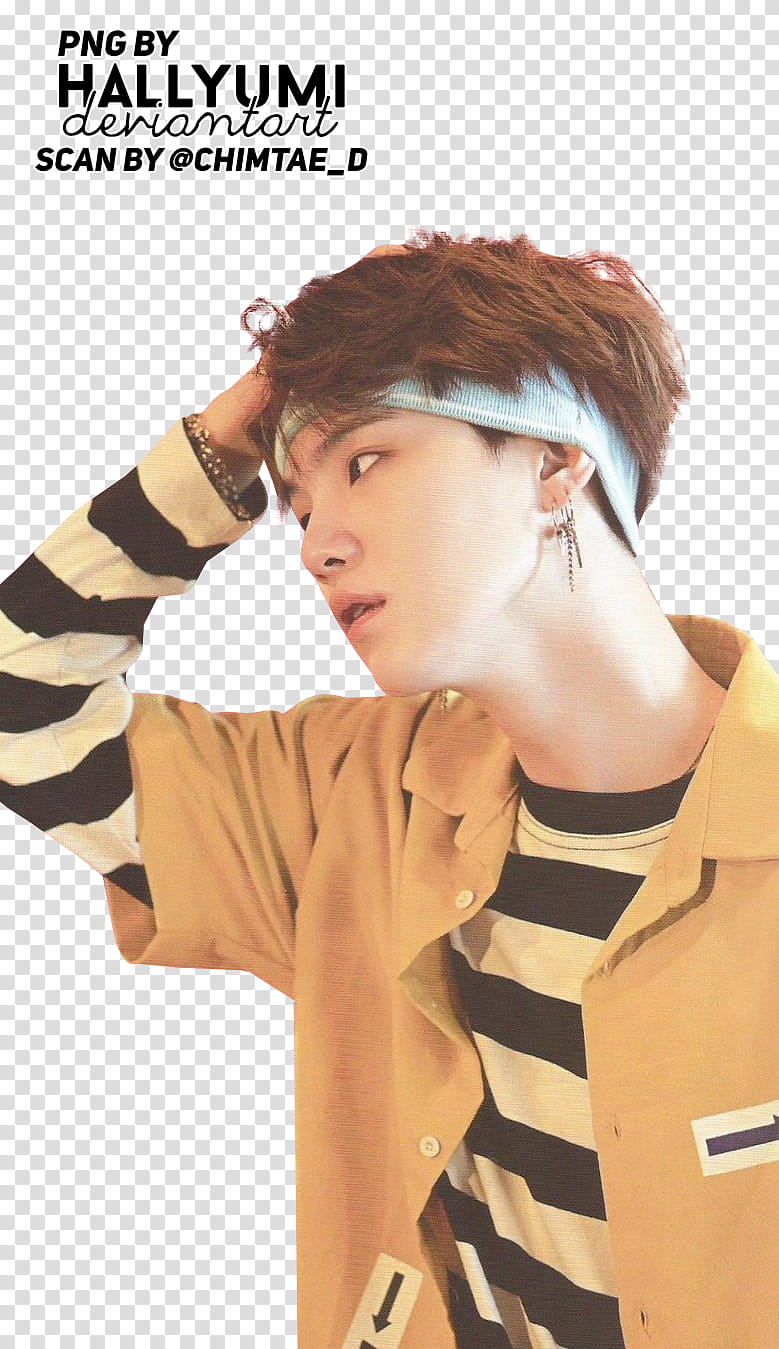 Suga Summer age in Saipan, man wearing blue headband and brown shirt transparent background PNG clipart