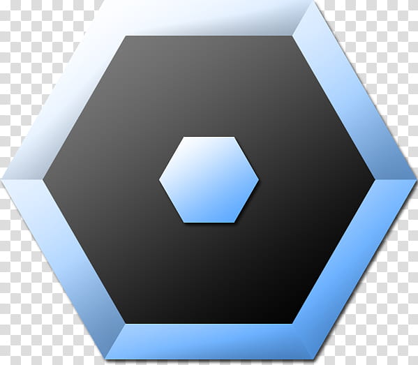 Halo  Medal, Invincible, octagonal blue and black illustration transparent background PNG clipart