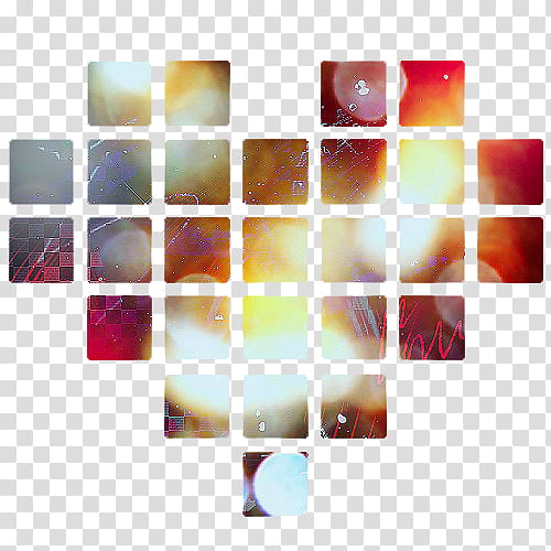 multicolored heart pixel illustratioj transparent background PNG clipart