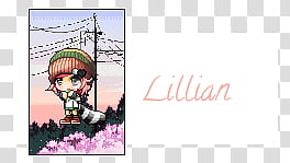 Lillian transparent background PNG clipart