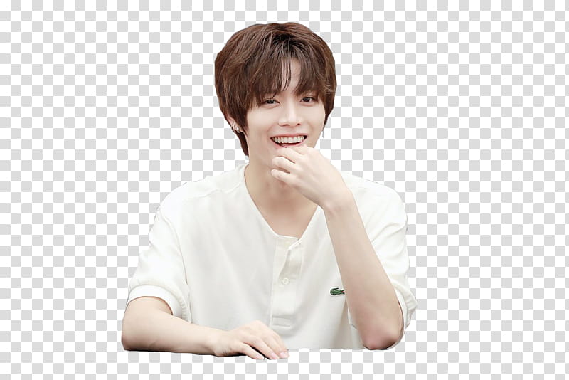 Yuta NCT, man in white long-sleeved top transparent background PNG clipart