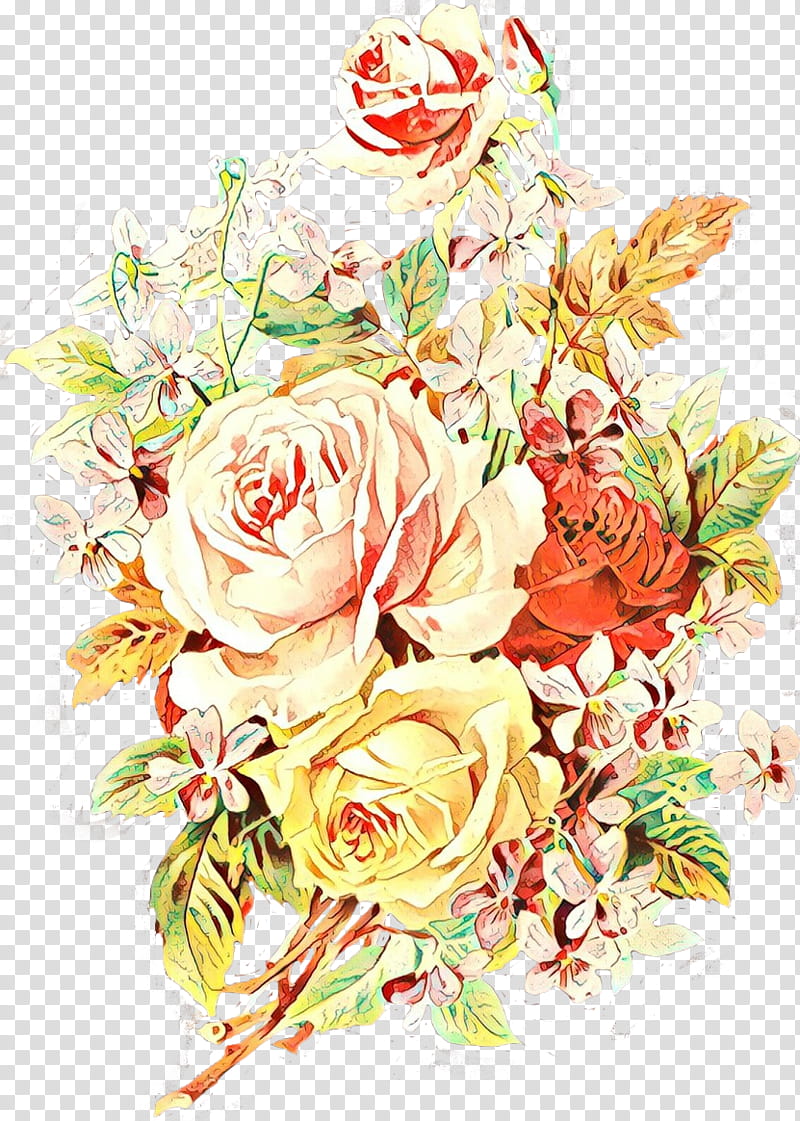 Flower Art Watercolor, Floral Design, Rose, Vintage Clothing, Flower Bouquet, Antique, Cut Flowers, Artificial Flower transparent background PNG clipart