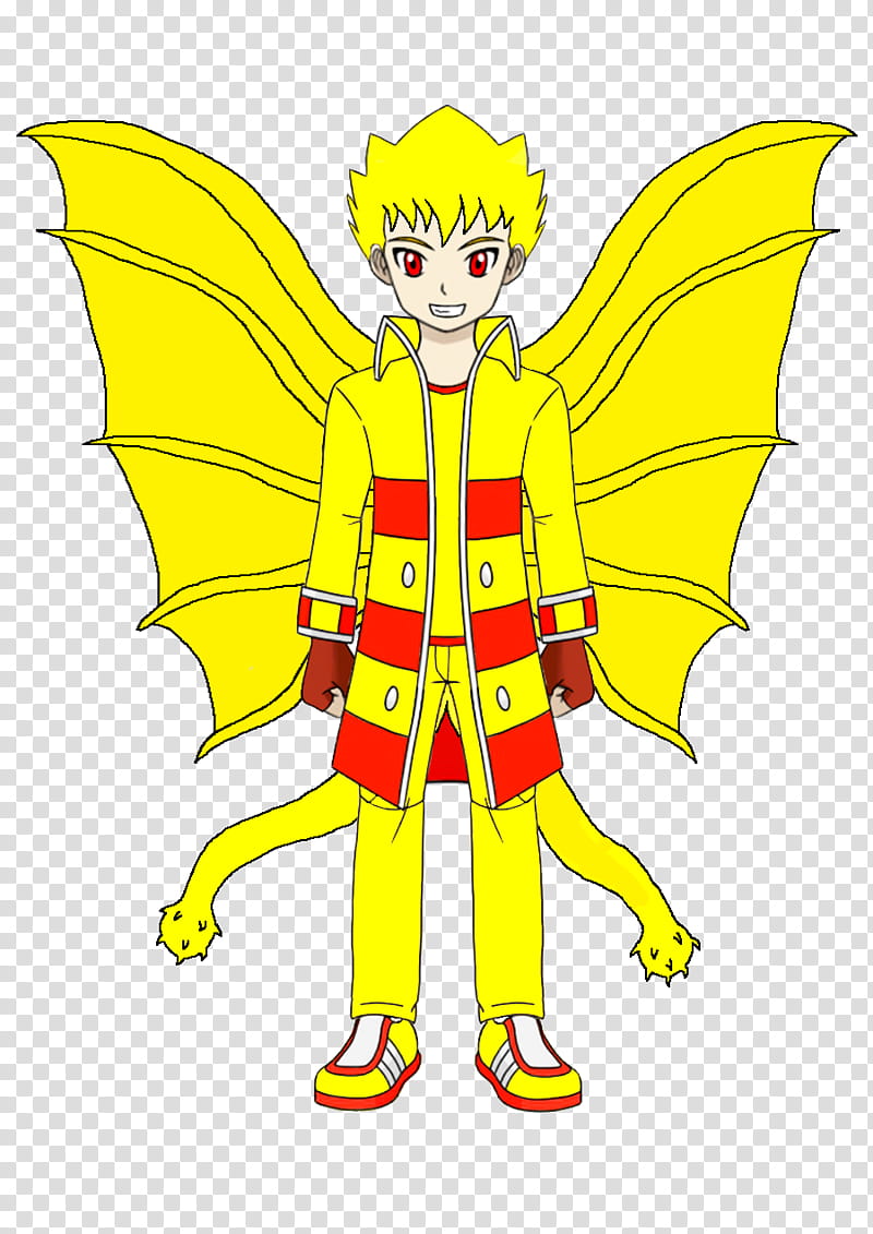 King Ghidorah Human Form transparent background PNG clipart