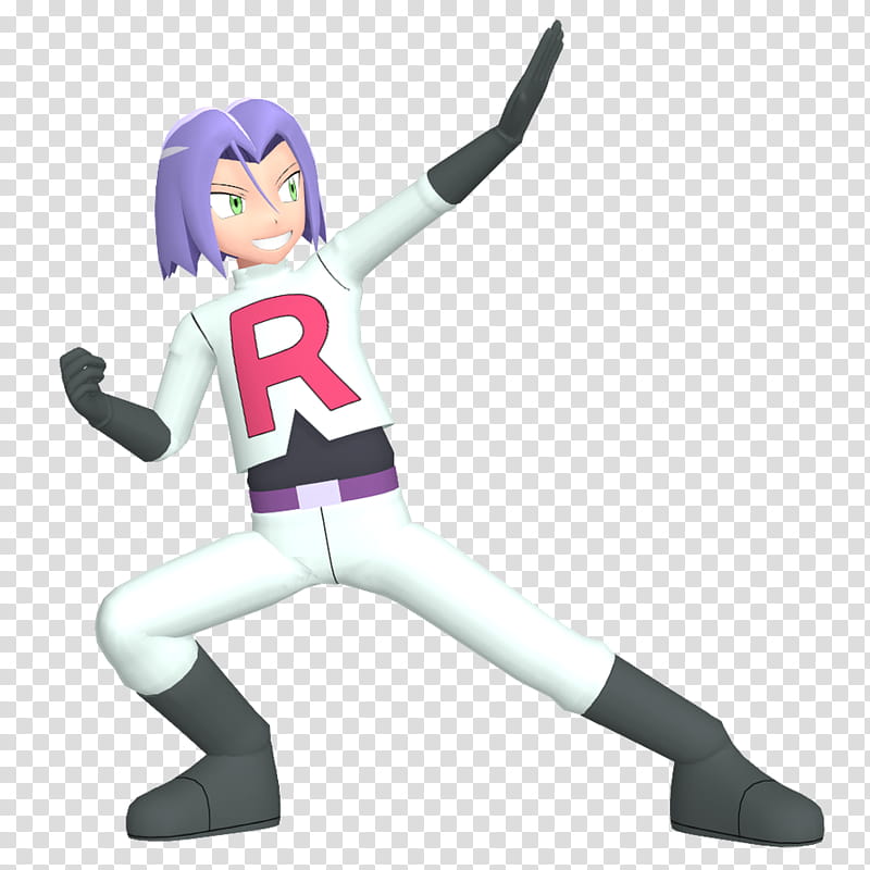 MMD Team Rocket, James Preview transparent background PNG clipart