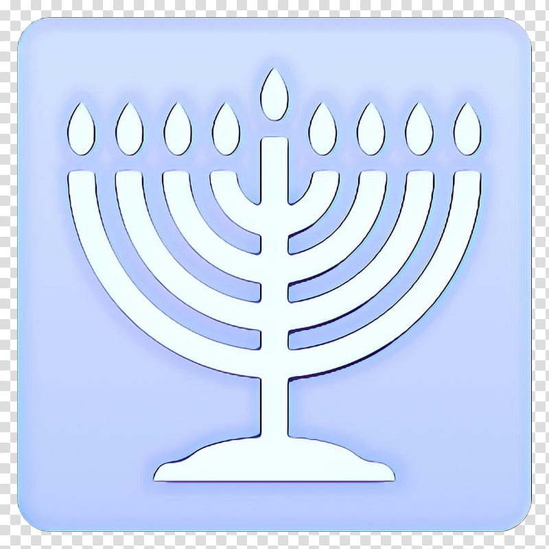 Hanukkah, Pop Art, Retro, Vintage, Menorah, Candle Holder, Holiday, Tableware transparent background PNG clipart