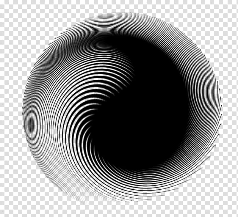 black and white swirl artwork transparent background PNG clipart