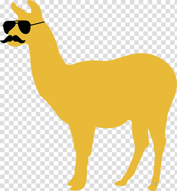 Llama, Sunglasses, Color, Alpaca, Moustache, Pillow, Federa, Mug transparent background PNG clipart