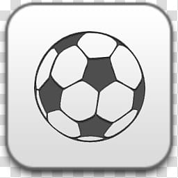 Albook extended , white and gray soccer ball icon transparent background PNG clipart