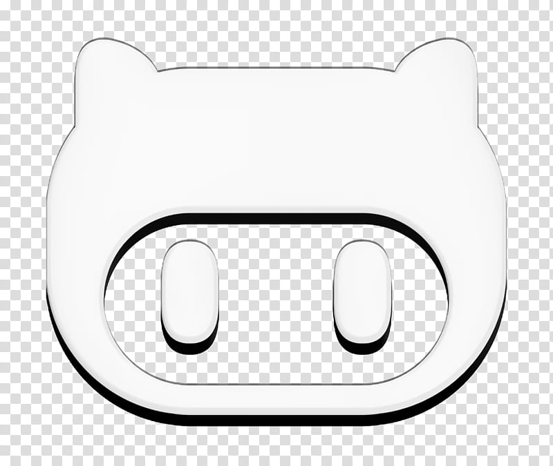 github icon, Version Control, Source Code, Plain Text, White, Black, Head, Circle transparent background PNG clipart